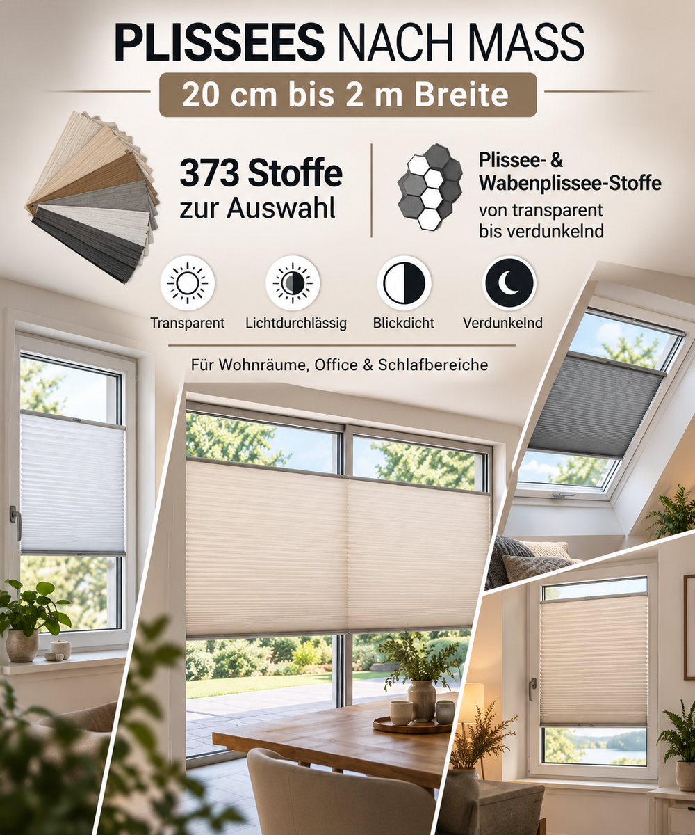 Maßplissees & Modelle