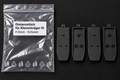 Distanzstück für Klemmträger III – Schwarz – 4 Stück